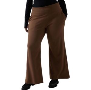Women's Athleta Brown Venice High Rise Wide Leg Pant Plus Size 3X NWT $119
